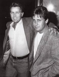 Martin Sheen and son, Emilio Estevez, LA, 1985..jpg